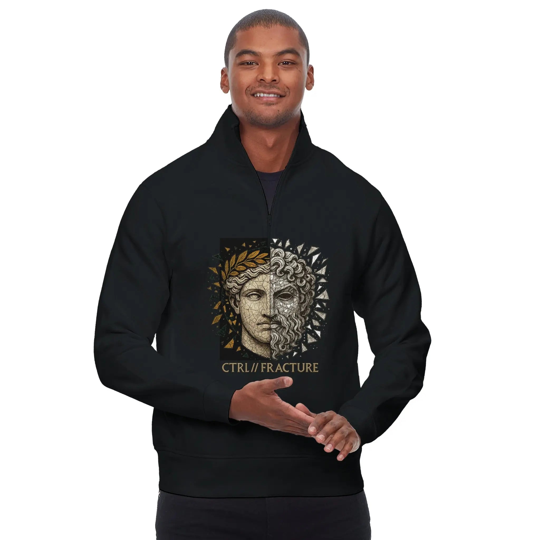 Recycled blend Unisex Ultimate Fleece Quarter-Zip Sweatshirt