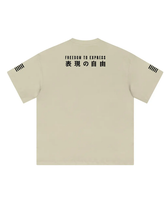 Kanji Longevity: Unisex Loose T-shirt (310GSM) Obrava Collective