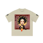 Kanji Dragon 寿 Kotobuki heavyweight oversized tee, front print