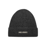 Obrava thick knit beanie in black, one size — Obrava Collective