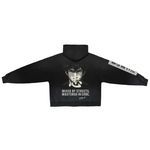 Dystopian washed distressed full-zip hoodie, heavyweight fleece — Obrava Collective