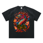 Obrava Kanji Dragon Sunfade Tee – Men's 250GSM