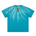 Kanji Dragon sunfade hand-scrunched graphic tee, heavyweight cotton — Obrava Collective