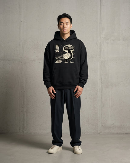 Shinsei 風雨鴿 Storm Pigeon Hoodie — 400GSM