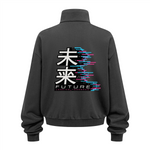 Core Brushed Stand-Collar Zip-Up Jacket — 410GSM