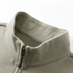 Core Brushed Stand-Collar Zip-Up Jacket — 410GSM