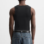 Obrava heavyweight rib tank, 280GSM cotton essential — Obrava Collective