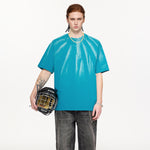 Kanji Dragon sunfade hand-scrunched graphic tee, heavyweight cotton — Obrava Collective