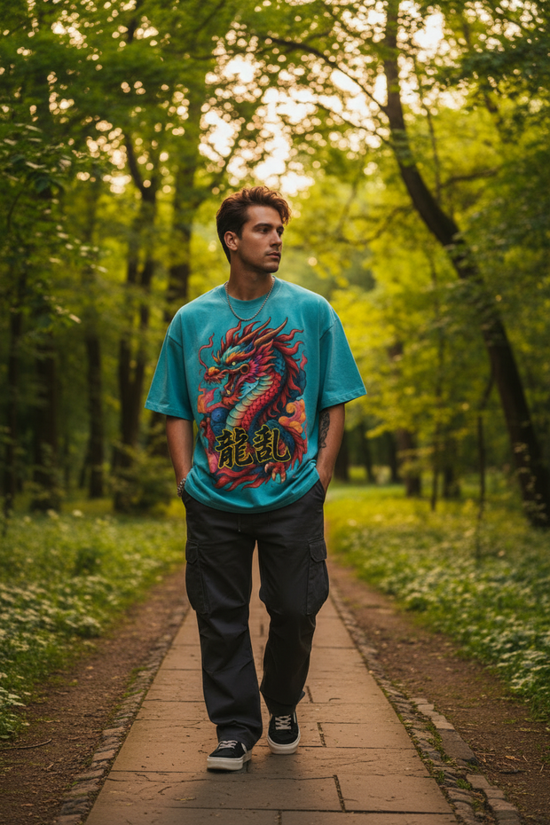 Kanji Dragon Tee Editorial